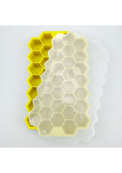 Sarı 1PCS-37CUBE 4/2/1pcs Silikon Buz Küpü Kalıp 148 Küp Büyük Kapasiteli Buz Tepsileri Gıda Sınıfı Buz Yapıcı Bpa Ücretsiz Yeniden Kullanılabilir Buz Yapıcı Kapaklı (Yurt Dışından) fiyatları