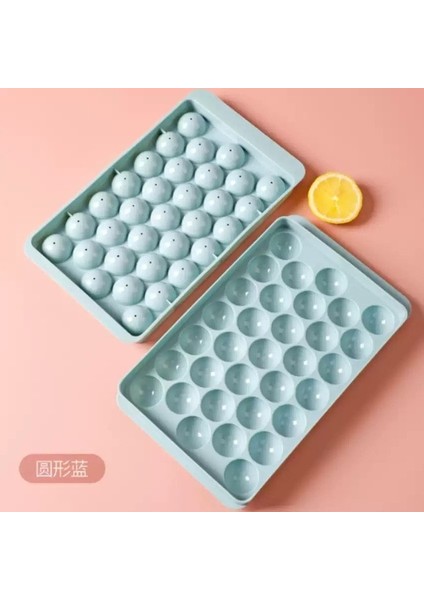 Mavi S 10 17 Dıydondurma Kalıbı Renkli Yuvarlak Buz Kalıbı Eşkenar Dörtgen Buz Küpü Tepsi Küp Makinesi Pp Plastik Kalıp Formları Gıda Sınıfı Kalıp Mutfak Aletleri (Yurt Dışından)