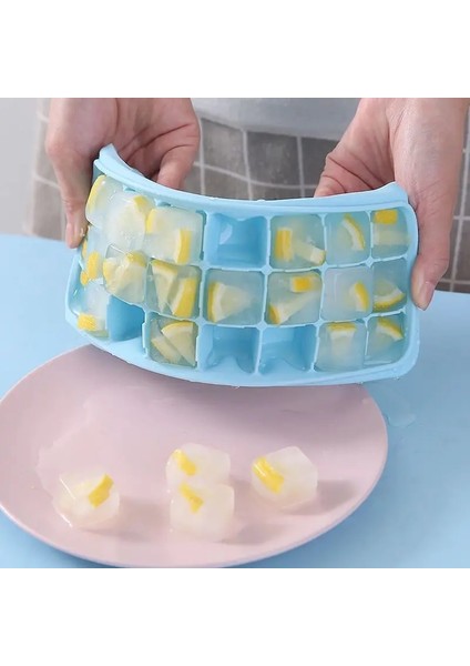 24 Delik Yeşil 36 Delik Buz Küpü Tepsi Silikon Kalıp Dondurulmuş Viski Popsicle Buz Küpü Tepsi Kapaklı Kutu Yapımı Hediyeler Mutfak Aletleri Aksesuarları (Yurt Dışından)