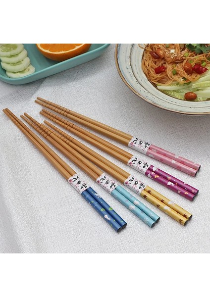 5 Çift Stil 18 Yeni Yeniden Kullanılabilir 5 Çift Set El Yapımı Çubuk Bambu Japon Doğal Ahşap Çubuklar Suşi Gıda Karikatür Çiçek Ahşap Çubuklar (Yurt Dışından) modelleri