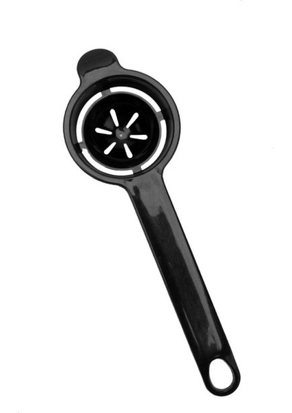 Siyah Yumurta Ayırıcı Sarısı Filtre Mutfak Pişirme Ayırıcı Aracı, Pişirme ve Pişirme Için Uzun Saplı Taşınabilir Mutfak Aksesuarları (Yurt Dışından)