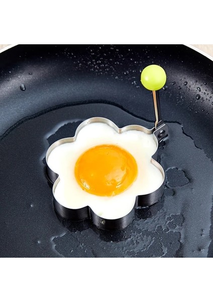 Çiçek Omlet Kızarmış Yumurta Kızartma Kalıp Mutfak Aletleri Paslanmaz Çelik Yumurta Araçları Çiçek Yuvarlak Yıldız Kalıpları Mutfak Gereçleri (Yurt Dışından)