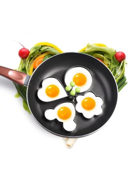 Çiçek Omlet Kızarmış Yumurta Kızartma Kalıp Mutfak Aletleri Paslanmaz Çelik Yumurta Araçları Çiçek Yuvarlak Yıldız Kalıpları Mutfak Gereçleri (Yurt Dışından) modelleri