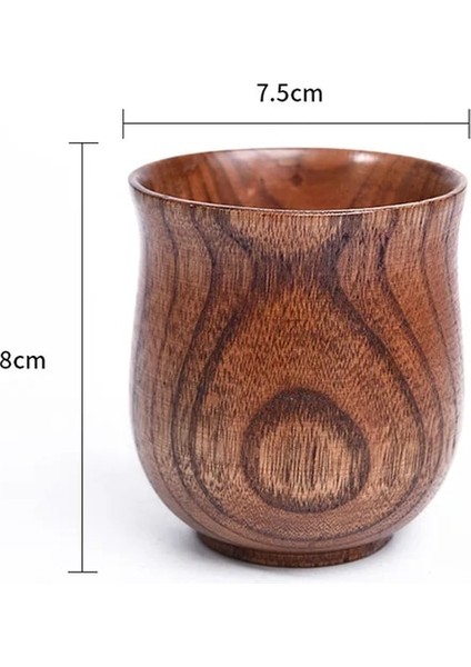 E Ahşap Büyük Göbek Bardak El Yapımı Doğal Ladin Ahşap Bardak Bira Çay Kahve Süt Su Bardağı Mutfak Bar Drinkware Dropshipping (Yurt Dışından)