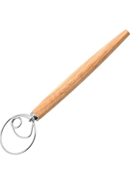 Ddq1 13 Inç Meşe Saplı Un Karıştırıcı Un Karıştırıcı Danimarka Hamur Karıştırma Çubuğu Paslanmaz Çelik Bobin Yumurta Çırpıcı (Yurt Dışından)