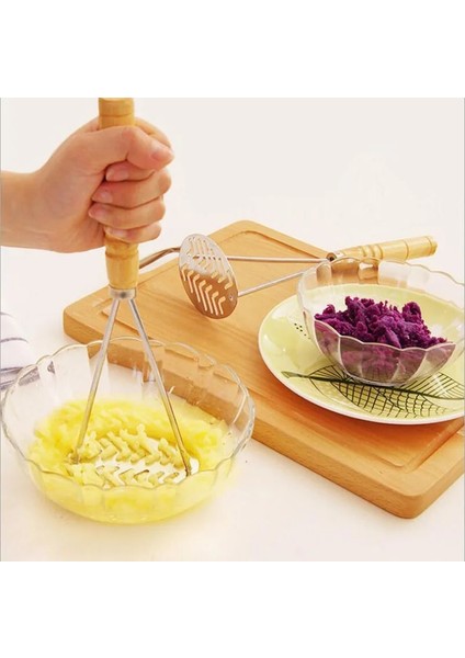 Yuvarlak Paslanmaz Çelik Patates Ezici Preslenmiş Kabak Manuel Pürüzsüz Püresi Kırıcı Meyve Sebze Presi Altın Mutfak Aletleri (Yurt Dışından) indirimleri