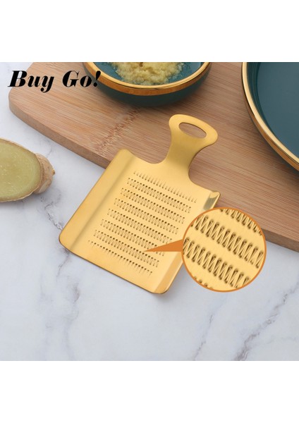 1pc Gökkuşağı No.3 1pc Zencefil Rende Wasabi Rende Kırıcı Paslanmaz Çelik Sarımsak Öğütücü Mutfak Meyve Baskı Sebze Zencefil Taşlama Aracı (Yurt Dışından)