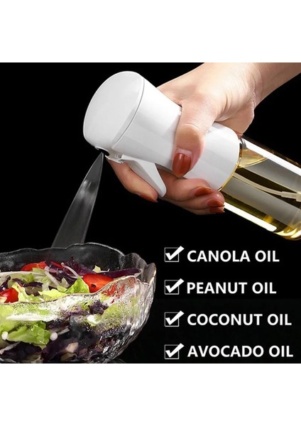 Siyah 300 ml 200 ML/300 ml Mutfak Aksesuarları Yağ Şişesi Dağıtıcı Pişirme Yağı Sprey Şişesi Zeytinyağı Püskürtücü Pişirme Izgara Kavurma Için (Yurt Dışından) modelleri