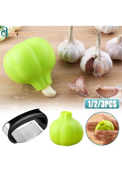 2 Adet Tip 1 Silikon Soyma Sarımsak Presi Sarımsak Soyma Aracı Manuel Sarımsak Soyucu Ev Çok Fonksiyonlu Yuvarlak Sarımsak Presi Aksesuarı (Yurt Dışından)