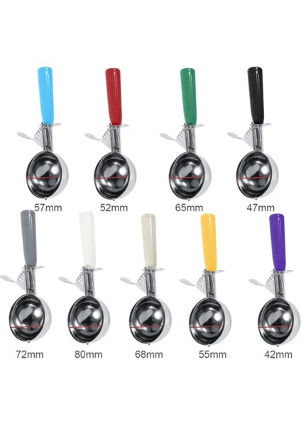 5.5 cm Paslanmaz Çelik Dondurma Kaşıkları Plastik Saplı Meyve Püre Kaşığı Dondurma Topu Kepçe Dondurma Kaşıkları Mutfak Aracı (Yurt Dışından) indirimleri