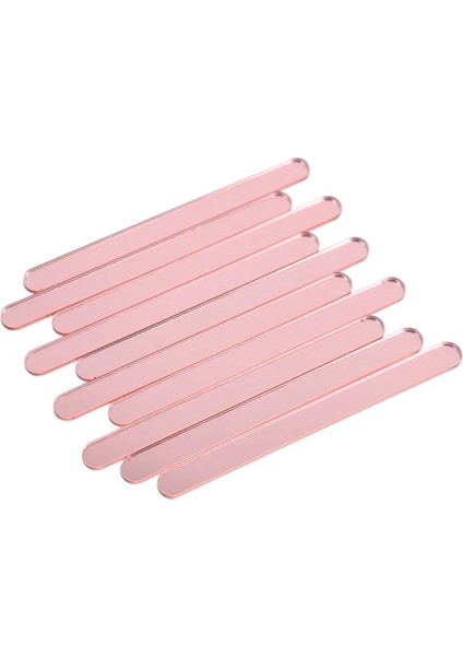 A04 10 Adet Akrilik Dondurma Çubukları Ummer Ev Yapımı Popsicle Aksesuarları Mutfak Modeli Puding Yapımı Dıy Dondurma Çubuğu (Yurt Dışından)