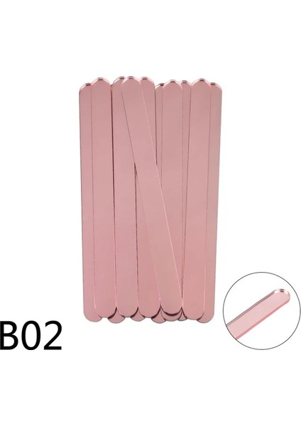 B02 10 Adet Akrilik Dondurma Çubukları Dondurma Çubuğu Renkli Dondurma Araçları Dıy El Yapımı El Sanatları Yapma Mutfak Kalıp Aksesuarları (Yurt Dışından)