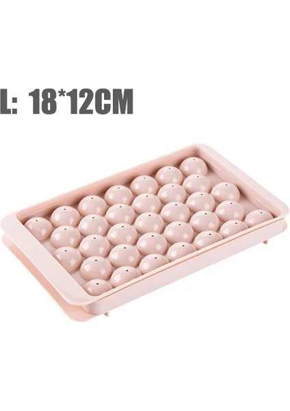 Pembe L 3D Yuvarlak Buz Küpü Tepsi Kapaklı Plastik Elmas Tarzı Buz Kalıp Buzdolabı Küresel Dıy Kalıpları Buz Topu Makinesi Mutfak Aletleri (Yurt Dışından) fiyatları