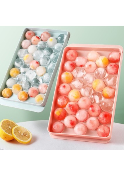 Pembe L 3D Yuvarlak Buz Küpü Tepsi Kapaklı Plastik Elmas Tarzı Buz Kalıp Buzdolabı Küresel Dıy Kalıpları Buz Topu Makinesi Mutfak Aletleri (Yurt Dışından) modelleri
