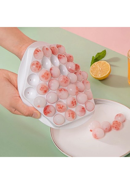 Pembe 1 Adet Yuvarlak Dama Tahtası Buz Kalıbı Dondurulmuş Buz Küpü Kalıp Buz Hokeyi Buz Kutusu Kapaklı Buz Paketi Buz Yapma Makinesi Ev Buz Kalıbı (Yurt Dışından)