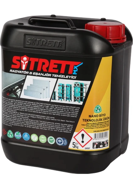 Sitrett Mx Radyatör Eşanjör Alkali Yağ Temizleyici Endüstriyel 5kg