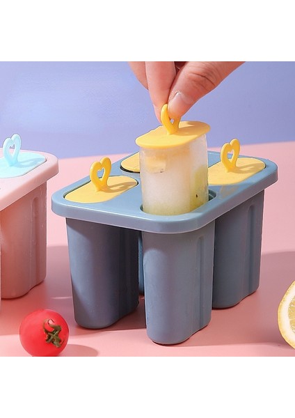 50 Adet Ahşap Dört Delikli Dondurma Kalıp Ev Yapımı Popsicle Dondurma Kalıp Dondurulmuş Buz Küpü Kendinden Yapılmış Popsicle Kutusu Yaz Çocuk Buz Yapıcı (Yurt Dışından) modelleri