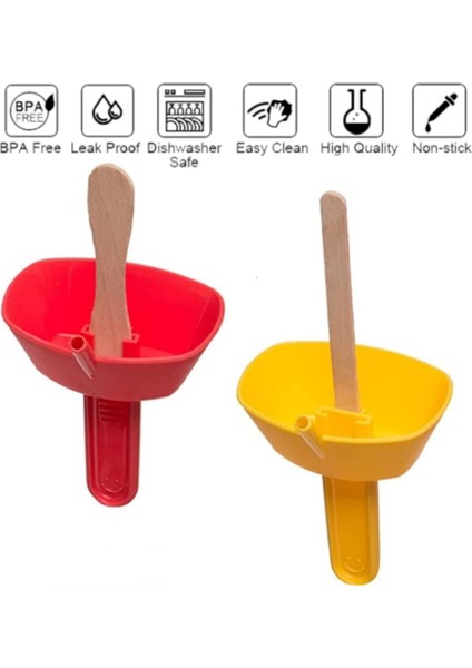 Yeşil 4 Adet 4 Adet Damlama Geçirmez Popsicle Rafı Dökülmeye Dayanıklı Buz Pop Tutucu Saman Takım Elbise Farklı Dondurma Çubukları Çocuklar Dondurulmuş Ikramlar Tutucu (Yurt Dışından)