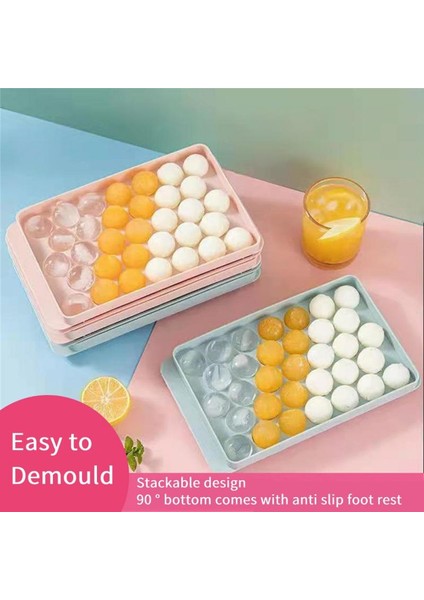 A-08 Ev Buz Hokeyi Buz Küpü Kalıp Gıda Sınıfı Basın Kalıp Kapaklı Silikon Ev Yapımı Buz Küpü Buz Kutusu Mutfak Gereçleri (Yurt Dışından) fırsatları