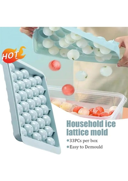 A-08 Ev Buz Hokeyi Buz Küpü Kalıp Gıda Sınıfı Basın Kalıp Kapaklı Silikon Ev Yapımı Buz Küpü Buz Kutusu Mutfak Gereçleri (Yurt Dışından) indirimleri