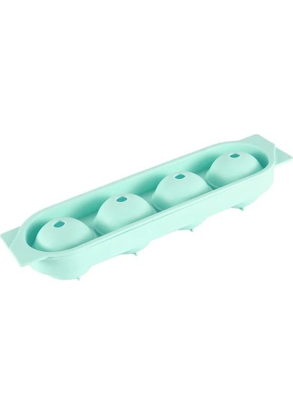 Yeşil Silikon Buz Topu Kalıbı Kapaklı Yuvarlak Buz Topu Makinesi Diy Ev Yapımı Buz Küpü Tepsi Yeniden Kullanılabilir 4 Hücreli Buz Topu Tepsisi Mutfak Aracı (Yurt Dışından) fiyatları