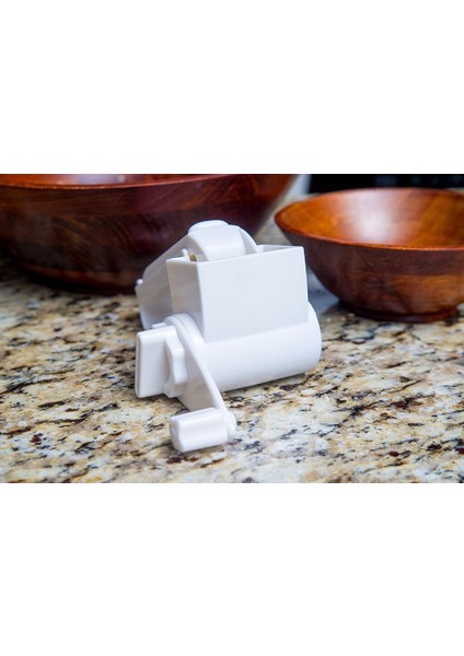 Flake Upors Plastik El-Krank Peynir Rendesi Döner Zencefil Dilimleme Rendesi Çikolata Için Paslanmaz Çelik Varil ile Kesici (Yurt Dışından) indirimleri