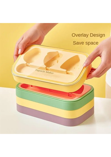01 Toksik Olmayan Tatsız Dondurma Makinesi Gıda Sınıfı Ev Yapımı Popsicle Diy Popsicle Kalıp Silikon Dondurma Kalıp Mutfak Aksesuarları (Yurt Dışından) fırsatları