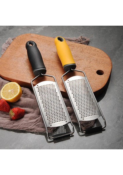 Sarı Değirmen Peynir Rende Paslanmaz Çelik Limon Zester Narenciye Zencefil Sarımsak Rende Uzun Saplı Sebze Mutfak Aracı Manuel Dilimleme (Yurt Dışından) fırsatları
