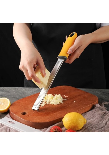 Siyah 1 Adet Çok Fonksiyonlu Limon Dilimleyici Paslanmaz Çelik Peynir Oyma Peynir Rendeleri Rastgele Renk Kaymaz Sap Diş Şekilleri (Yurt Dışından) indirimleri