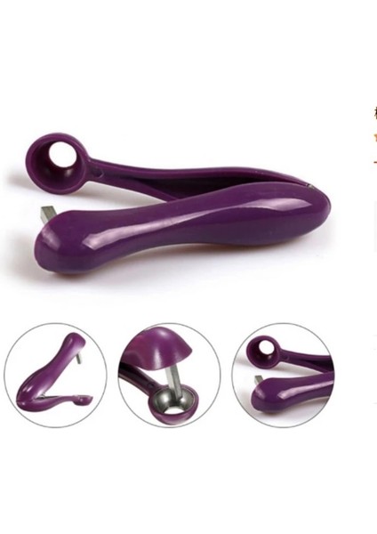 Mor Kiraz Meyve Mutfak Pitter Sökücü Zeytin Tarağı Çukur Kaldırmak Aracı Tohum Gadge Meyve ve Sebze Araçları Kiraz Pitter (Yurt Dışından) fiyatları