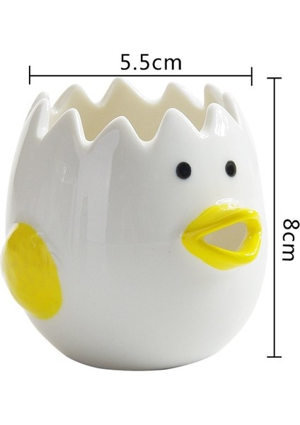 1 Adet Yaratıcı Seramik Yumurta Bölücüler Yumurta Sarısı Beyaz Ayırıcı Araçları Mutfak Alet Pişirme Aracı Ev Kullanımı Mutfak Temel Dropshipping (Yurt Dışından)