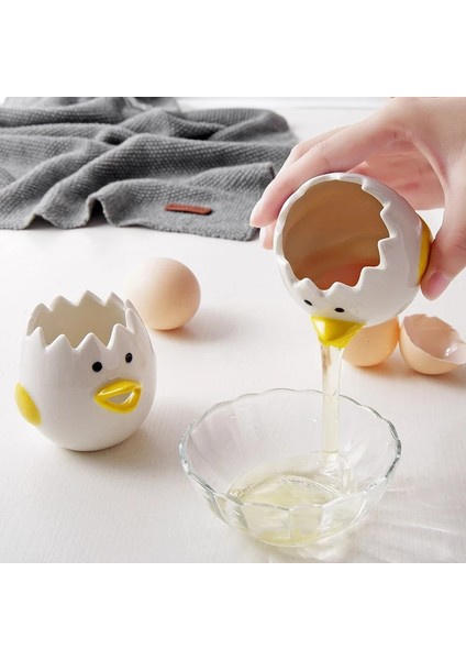 1 Adet Yaratıcı Seramik Yumurta Bölücüler Yumurta Sarısı Beyaz Ayırıcı Araçları Mutfak Alet Pişirme Aracı Ev Kullanımı Mutfak Temel Dropshipping (Yurt Dışından) indirimleri