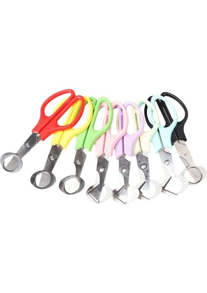 Sarı Paslanmaz Çelik Bıldırcın Yumurtası Kabuk Açıcı Yumurta Kabuğu Makası Kavrulmuş Kuş Yumurta Makas Yumurta Kabuğu Açma Bölücü Mutfak Pişirme Araçları (Yurt Dışından)