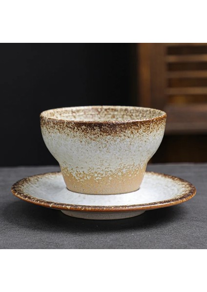 Model 2 Seramik Espresso Fincan Yaratıcı Japon Tarzı Sırlı Çay Bardağı Tabanı ile Stoneware Kişisel Su Bardağı (Yurt Dışından)