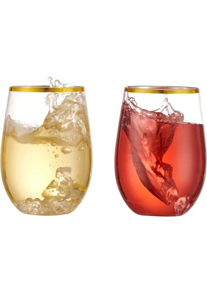 Phnom Penh Fincan 12 12/16 Oz Kırılmaz Sapsız Plastik Şarap Şampanya Bardakları Yeniden Kullanılabilir Kırılmaz Içme Bardağı Bar Ev Düğün Için (Yurt Dışından)