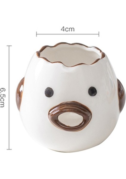 Kahverengi Sevimli Tavuk Yumurta Beyaz Sarısı Ayırıcı 1 Adet Kawaii Protein Seramik Filtre Ayırıcı Pişirme Pişirme Mutfak Temel Sanat Aracı (Yurt Dışından)