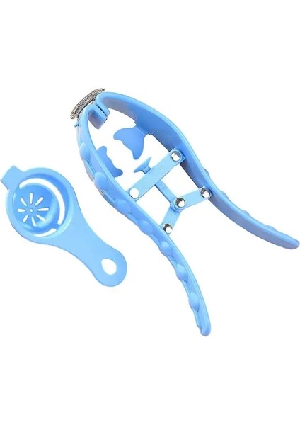 Mavi 2 Adet/takım Bahar Tasarım Manuel Yumurta Açacağı Ergonomik Saplı Sarısı Yumurta Beyaz Ayırıcı Aracı Mutfak Gereçleri (Yurt Dışından)