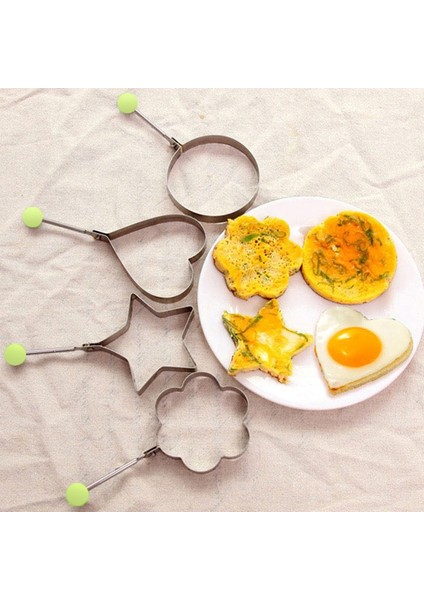Fare Kafası Paslanmaz Çelik Kızarmış Yumurta Gözleme Şekillendirici Omlet Kalıp Kalıp Pişirme Araçları Mutfak JS22 (Yurt Dışından) modelleri