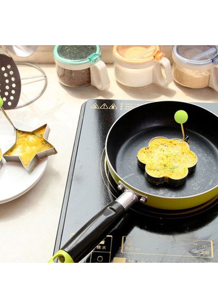 Fare Kafası Paslanmaz Çelik Kızarmış Yumurta Gözleme Şekillendirici Omlet Kalıp Kalıp Pişirme Araçları Mutfak JS22 (Yurt Dışından) fırsatları