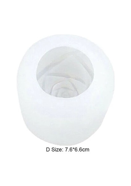 D 3D Gül Çiçek Kalıp Silikon Pişirme Kalıp Buz Küpü Kalıp Buz Kalıbı Ev Mutfak Fondan Kek Dekorasyon Pasta Aracı Pişirme Kalıp (Yurt Dışından)