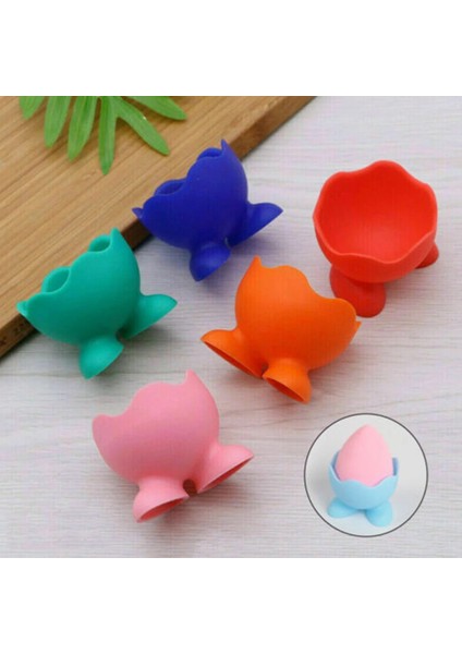 B Silikon Tozu Puf Yumurta Bardak Yaratıcı Silikon Yumurtalık Tutucu Kazan Tutucu Yumurta Bardak Mutfak Pişirme Araçları Yumurta Aksesuarları (Yurt Dışından) indirimleri