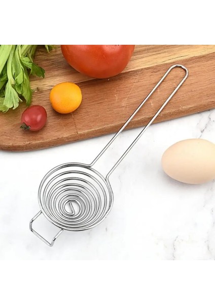Plastik Taşınabilir Spiral Paslanmaz Çelik Yumurta Beyaz Ayırıcı Tel Uzun Saplı Ev Yumurta Araçları Mutfak Aksesuarları Mutfak Aracı (Yurt Dışından) fiyatları