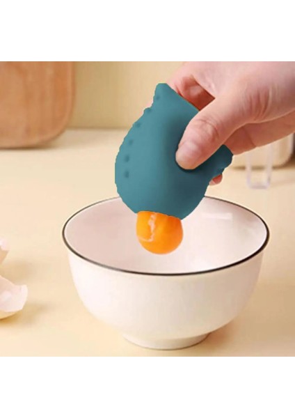 Yeşil Yumurta Beyaz Sarısı Ayırıcı Kolay Bırakılan Yumurta Bölücü Yumurta Çıkarıcı Bakeware Faydalı Manuel Yumurta Beyaz Bölücü Kek Pişirme Aracı (Yurt Dışından) fırsatları