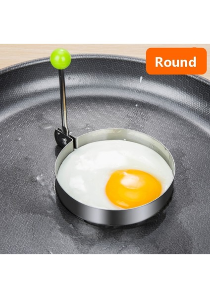 Mix 5 Adet Paslanmaz Çelik Kızarmış Yumurta Gözleme Şekillendirici Kızarmış Yumurta Kalıp Kalıp Kızarmış Yumurta Pişirme Araçları Mutfak Aksesuarları Gadget Yüzük (Yurt Dışından)