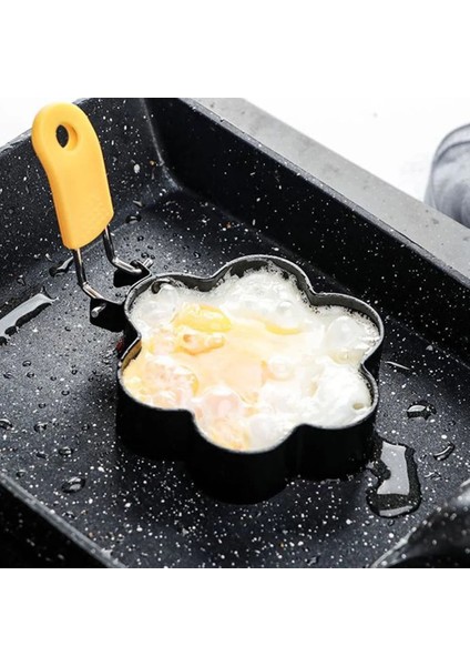 06 4 Stilleri Paslanmaz Çelik Kızarmış Yumurta Gözleme Şekillendirici Omlet Kalıp Kalıp Kızartma Yumurta Halkaları Pişirme Araçları Mutfak Aksesuarları Alet (Yurt Dışından) fırsatları