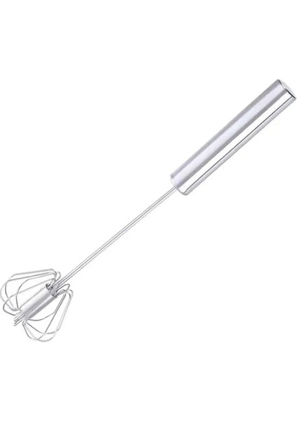 Gümüş Yarı Otomatik Yumurta Çırpıcı 304 Paslanmaz Çelik Yumurta Çırpma Manuel Mikser Kendinden Yumurta Gadget Karıştırıcı Mutfak Aksesuarları Yumurta Araçları (Yurt Dışından)
