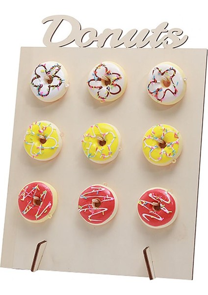 Bir Donut Tutucu Benzersiz Tasarım Donut Teşhir Standı Hafif Depolama Donuts Pratik Parti Dekoru Donut Teşhir Standı (Yurt Dışından)