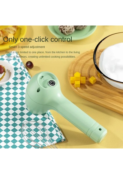 Çift Kafa-Beyaz Elektrikli Süt Köpürtücü Mutfak Çırpma Yumurta Çırpıcılar USB Şarj Edilebilir Mini Mikser El Krema Gıda Blender Kek Pişirme Köpüğü Çalkalayıcı (Yurt Dışından)