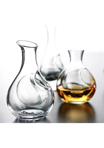 156ML Cam Japonya Kristal Buz Şişesi Cam Şarap Şişesi Hamster Yuva Soğutma Odası Delik Sake Cam Bira Soğutucu Şarap Dağıtıcı Sürahi Sürahi (Yurt Dışından) fırsatları