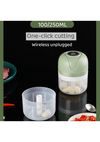 100 ml Sarımsak Kırıcı Rende Basın Dicer Gıda Işlemcileri Elektrikli Öğütücü Kıyıcı Kıyma Makinesi Mini Sarımsak Blender Mutfak Aksesuarları (Yurt Dışından) modelleri